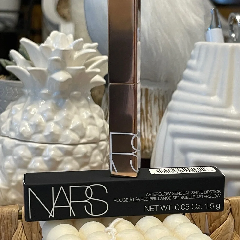 NARS Afterglow Sensual Shine Lipstick In Voyeur 201( Warm Brown)